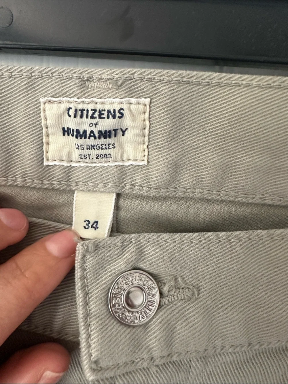 Citizens of Humanity “Noah” super skinny size 34